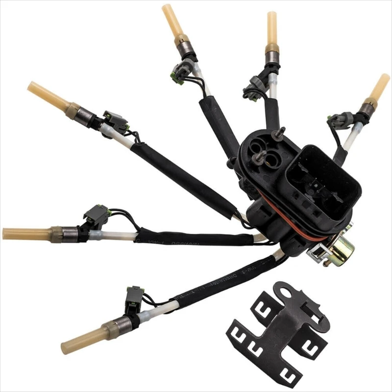 Center Port Fuel Injector Spider 6 Cylinder with Conversion Bracket for 12568332
Center Port Fuel Injector Spider 6 Cylinder with Conversion Bracket for 12568332