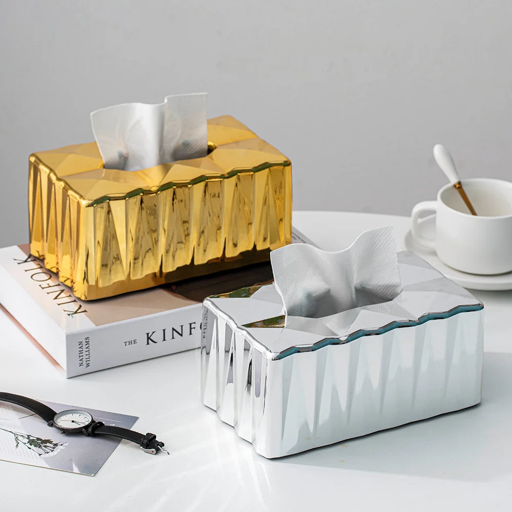 Modern Tissue Box Holder Golden Tissue Boxes Napkin Holder Living Room Decoration Desk AccessoriesDecorative Tissue Boxes Gifts
Modern Tissue Box Holder Golden Tissue Boxes Napkin Holder Living Room Decoration Desk AccessoriesDecorative Tissue Boxes Gifts