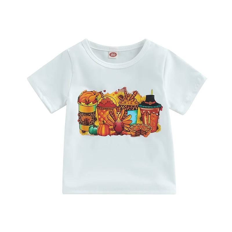 Toddler Boys Girls Halloween Thanksgiving T-shirt Short Sleeve Pumpkin Turkey Print Loose Tops
Toddler Boys Girls Halloween Thanksgiving T-shirt Short Sleeve Pumpkin Turkey Print Loose Tops
