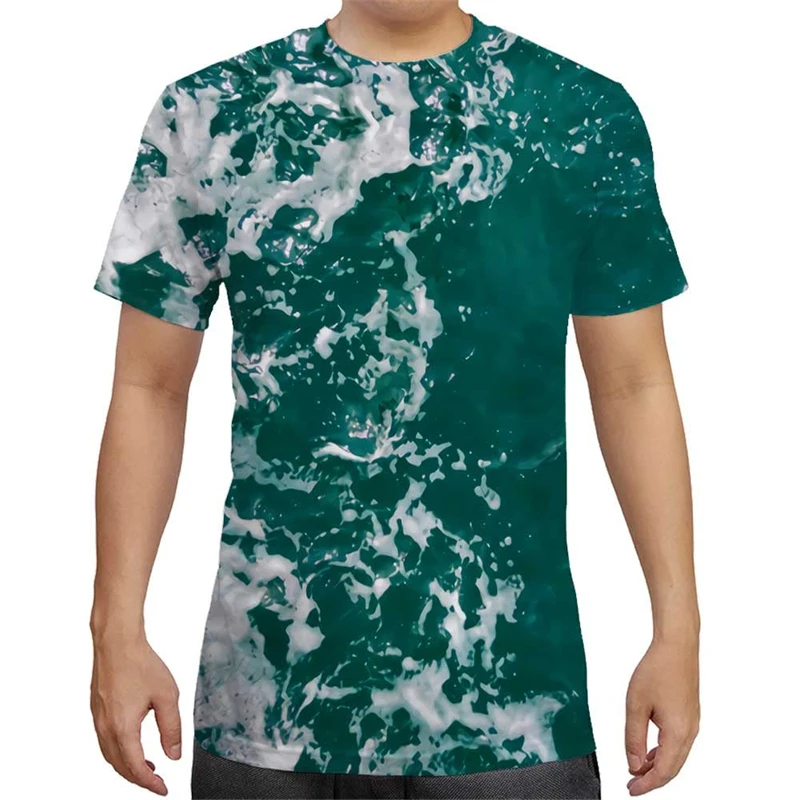 2023 Water Waves Men's 3D Printed T Shirts Summer Trends Streetwear Personality Casual Short Sleeve Tees Kids Tops Clothes
2023 Water Waves Men's 3D Printed T Shirts Summer Trends Streetwear Personality Casual Short Sleeve Tees Kids Tops Clothes