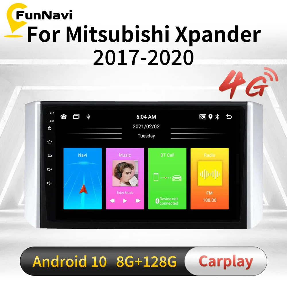 For Mitsubishi Xpander 2017 - 2020 2 Din Android Car Navigation GPS Multimedia Player Head Unit with Frame Radio Carplay 
For Mitsubishi Xpander 2017 - 2020 2 Din Android Car Navigation GPS Multimedia Player Head Unit with Frame Radio Carplay