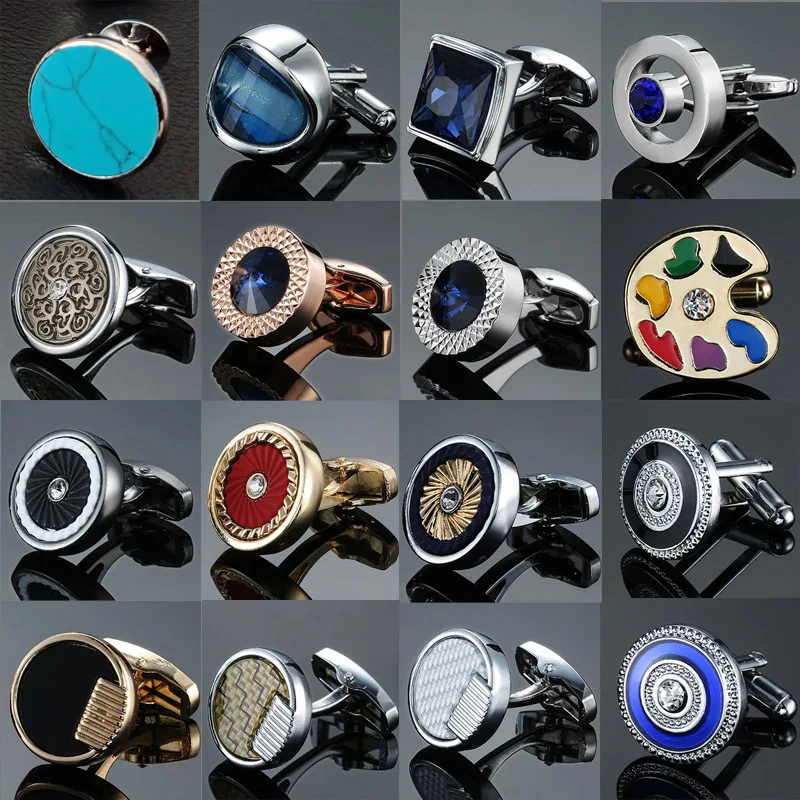 YADELAI Novelty Luxury Cufflinks Shirt Cuff Links Blue white Cufflinks for Mens Brand High Quality crown Crystal gold silvery
YADELAI Novelty Luxury Cufflinks Shirt Cuff Links Blue white Cufflinks for Mens Brand High Quality crown Crystal gold silvery