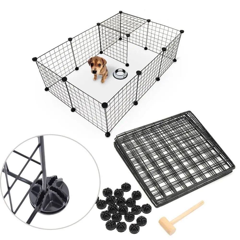 Pet Playpen Bunny Cage Fence DIY Small Animal Exercise Pen Crate Kennel Hutch for Guinea Pigs & Rabbits Upgrade Version
Pet Playpen Bunny Cage Fence DIY Small Animal Exercise Pen Crate Kennel Hutch for Guinea Pigs & Rabbits Upgrade Version
