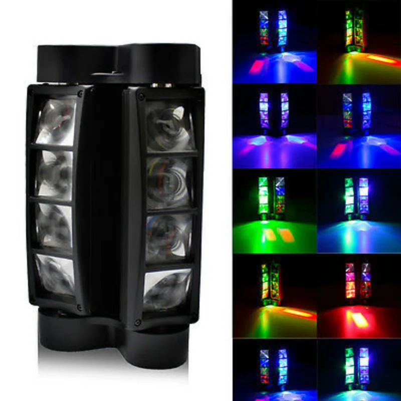 Free Shipping High Quality 8X3W RGBW Mini Led Spider Light DMX512 Moving Head Lights For Dj Stage Club Disco KTV Party
Free Shipping High Quality 8X3W RGBW Mini Led Spider Light DMX512 Moving Head Lights For Dj Stage Club Disco KTV Party