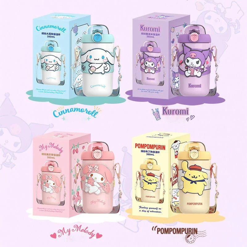 Sanrio Insulated Cup Kawaii Kuromi Melody Cinnamoroll Cartoon Anime 380Ml Stainless Steel Large Capacity Straw Cup Birthday Gift
Sanrio Insulated Cup Kawaii Kuromi Melody Cinnamoroll Cartoon Anime 380Ml Stainless Steel Large Capacity Straw Cup Birthday Gift