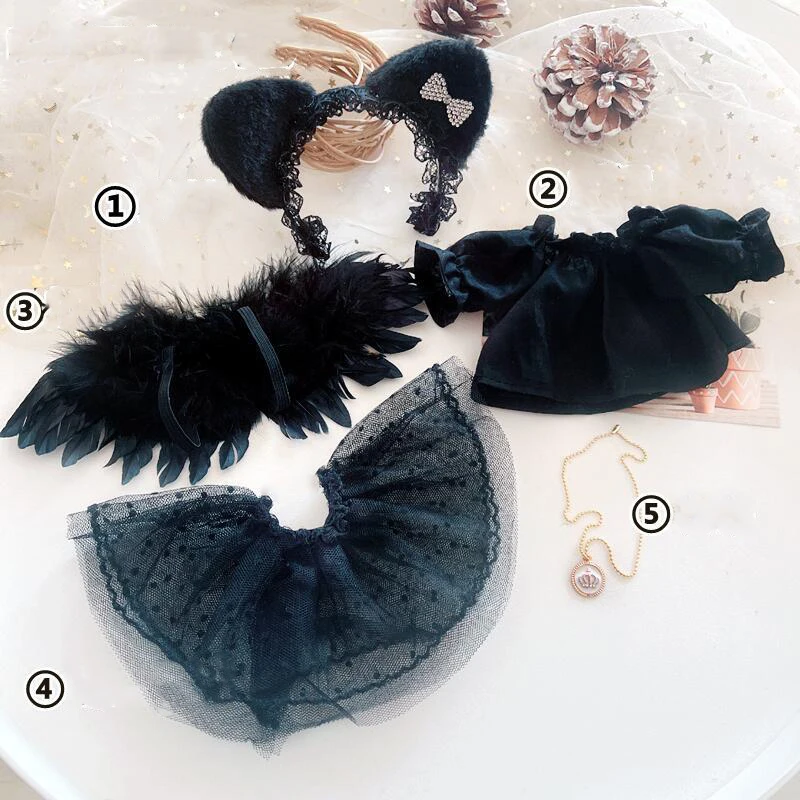 20CM Doll Clothes Set Black Dress Up Clothes+Bag+Shoes Dolls Accessories Generation Korea Kpop EXO idol Dolls Gift DIY Toys
20CM Doll Clothes Set Black Dress Up Clothes+Bag+Shoes Dolls Accessories Generation Korea Kpop EXO idol Dolls Gift DIY Toys
