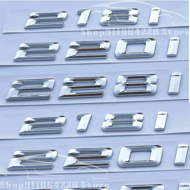 Car Rear Trunk Letters Word Logo Badge Emblem Sticker For BMW 2 Series 216i 218i 220i 225i 228i 230i 235i 240i F22 F23 F45 F46
Car Rear Trunk Letters Word Logo Badge Emblem Sticker For BMW 2 Series 216i 218i 220i 225i 228i 230i 235i 240i F22 F23 F45 F46