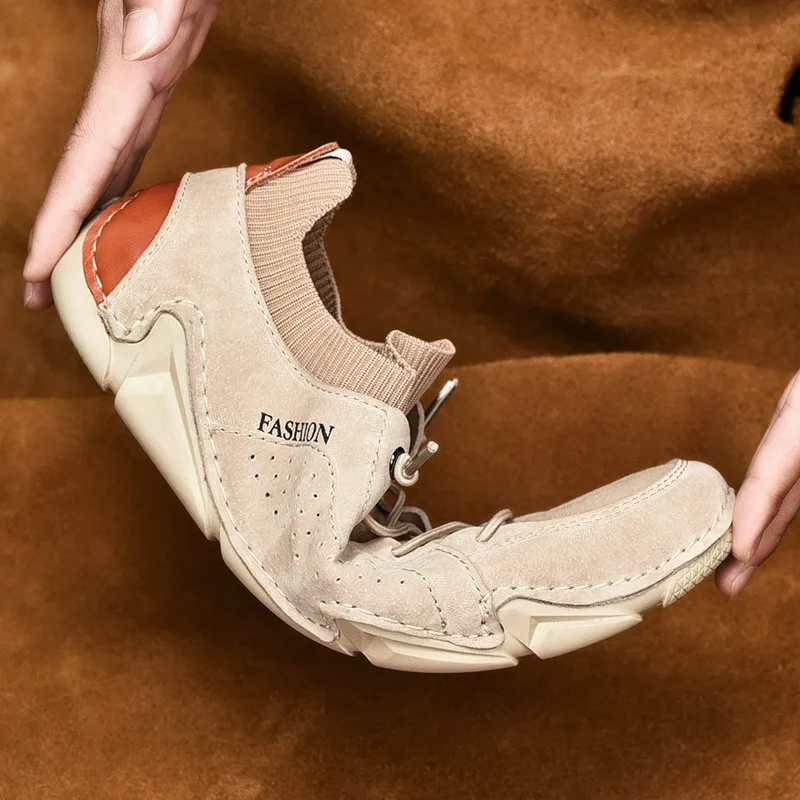 Cow Suede Leather Shoes Man Fashion Designer Sneakers Casual Shoes Big Size 38-48 Driving Shoes Comfortable Loafers Men Flats
Cow Suede Leather Shoes Man Fashion Designer Sneakers Casual Shoes Big Size 38-48 Driving Shoes Comfortable Loafers Men Flats