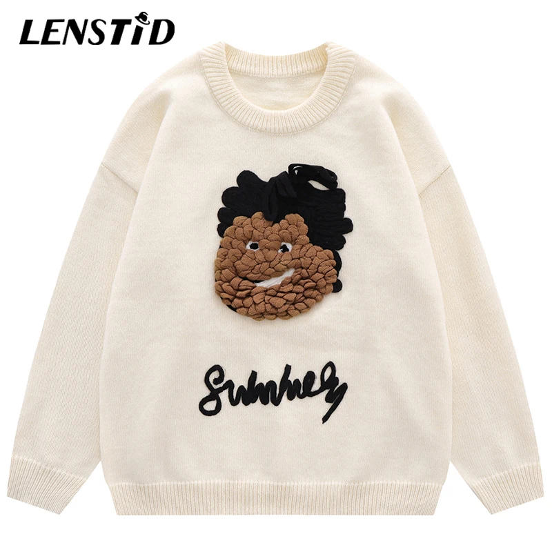 Hip Hop Men Knitted Jumper Sweaters Funny Graphic Embroidery Knitwears Streetwear Harajuku Autumn Fashion Casual Unisex Pullover
Hip Hop Men Knitted Jumper Sweaters Funny Graphic Embroidery Knitwears Streetwear Harajuku Autumn Fashion Casual Unisex Pullover