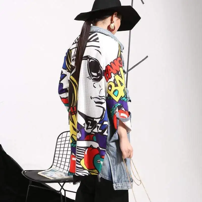 African Dresses For Women Africa Clothing Dashiki Denim Long Sleeve New Style Coat Fashion Print Africaine Femme Spring Autumn
African Dresses For Women Africa Clothing Dashiki Denim Long Sleeve New Style Coat Fashion Print Africaine Femme Spring Autumn