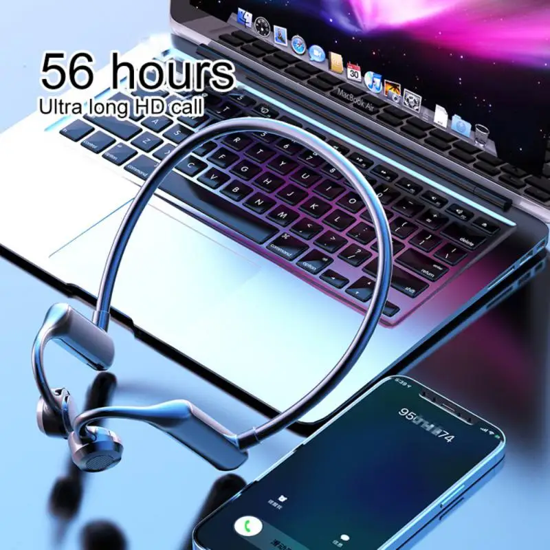 Bone Conduction Earphone With Microphone Hands-free Ak79 Wireless Headset Sports Earphone Lightweight Ear Hook Waterproof
Bone Conduction Earphone With Microphone Hands-free Ak79 Wireless Headset Sports Earphone Lightweight Ear Hook Waterproof
