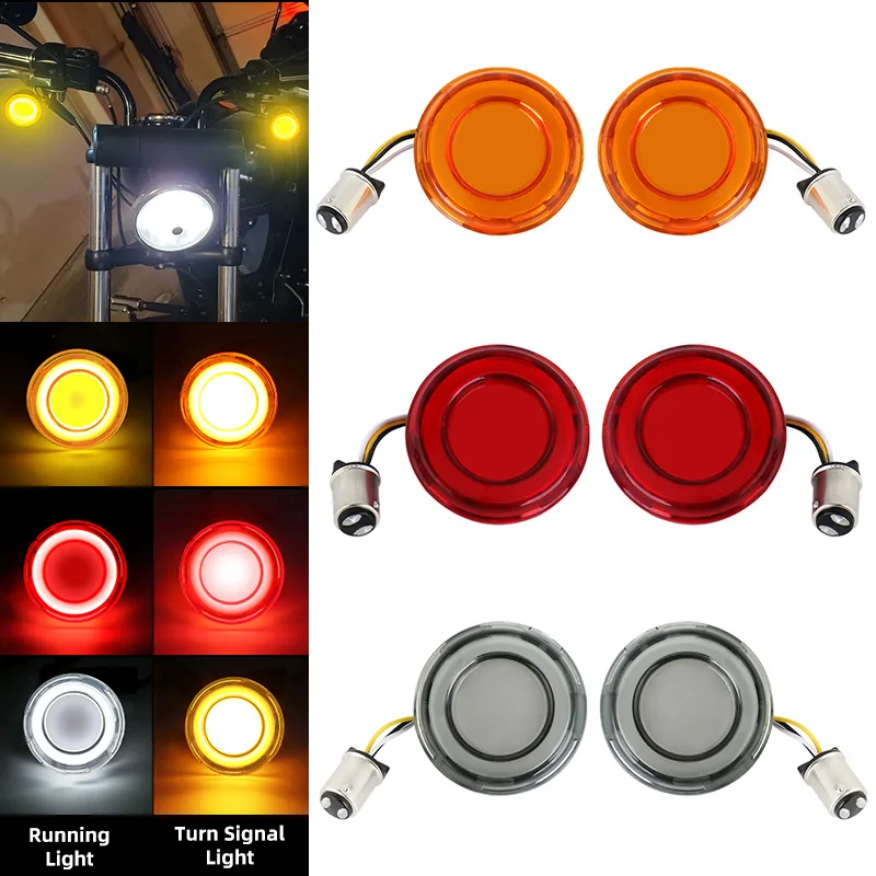 Motorcycle Front Turn Signal Light Indicator Bullet Style 1157 For Harley Touring Electra Glide Sportster XL883 1200 X48 72 Dyna
Motorcycle Front Turn Signal Light Indicator Bullet Style 1157 For Harley Touring Electra Glide Sportster XL883 1200 X48 72 Dyna