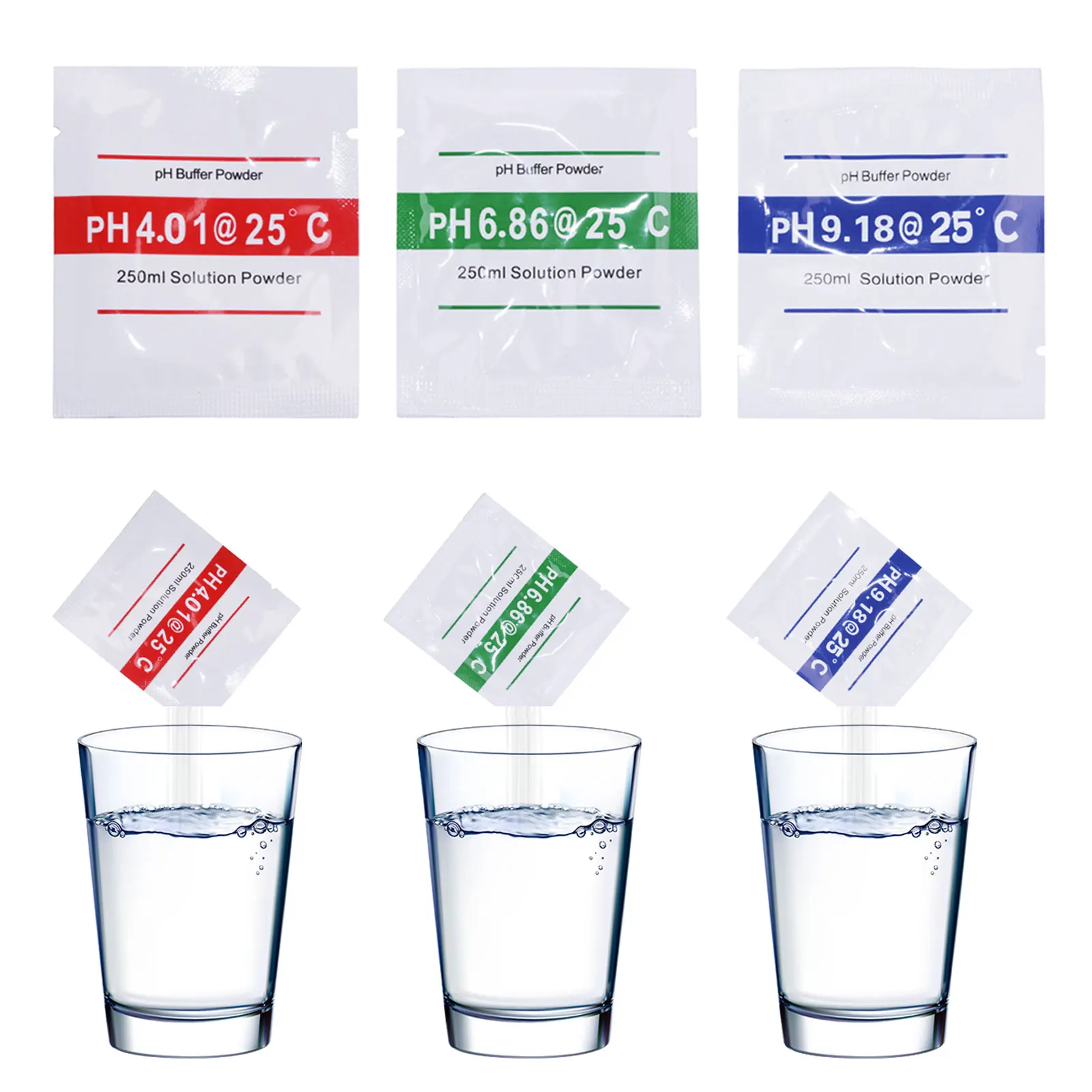 3pcs/lot 4.01 6.86 9.18 PH Meter Calibration Powder Point PH Measure Calibration Solution For PH Test Meter
3pcs/lot 4.01 6.86 9.18 PH Meter Calibration Powder Point PH Measure Calibration Solution For PH Test Meter