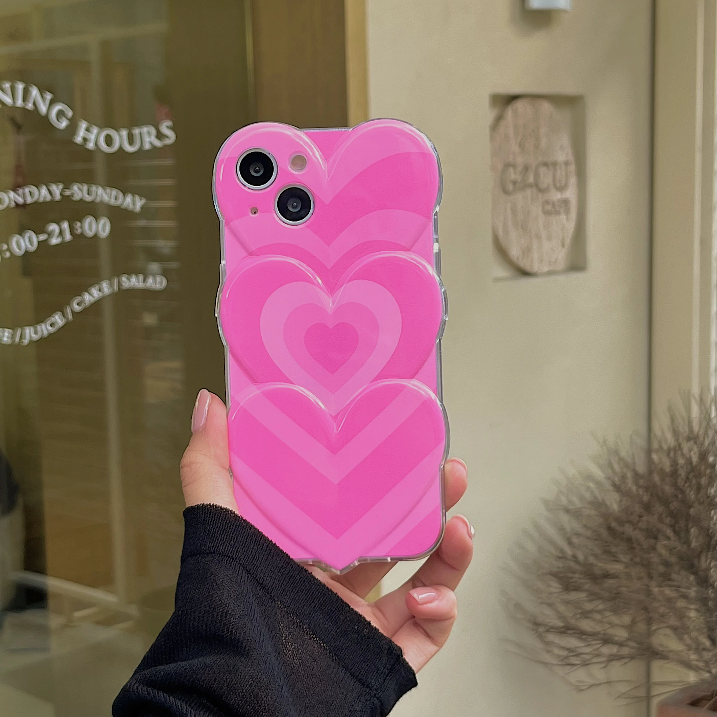 3D 3 Layer Stacked Love Phone Case For iPhone 13 12 Pro Max 11 Cute Gradient Triple Heart Shockproof Armor Back Cover
3D 3 Layer Stacked Love Phone Case For iPhone 13 12 Pro Max 11 Cute Gradient Triple Heart Shockproof Armor Back Cover