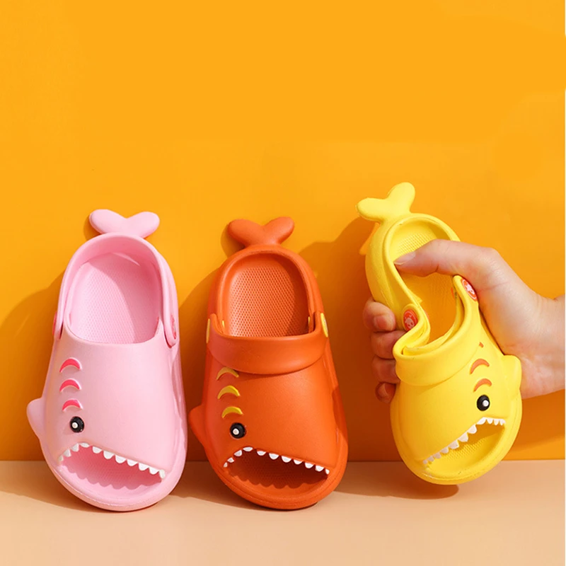 Baby Shoes Slippers Sandals Cartoon Shark Summer Toddler Children Boys Girls Claquette Kids Soft Sole Shoe Anti-slip Sandalias
Baby Shoes Slippers Sandals Cartoon Shark Summer Toddler Children Boys Girls Claquette Kids Soft Sole Shoe Anti-slip Sandalias