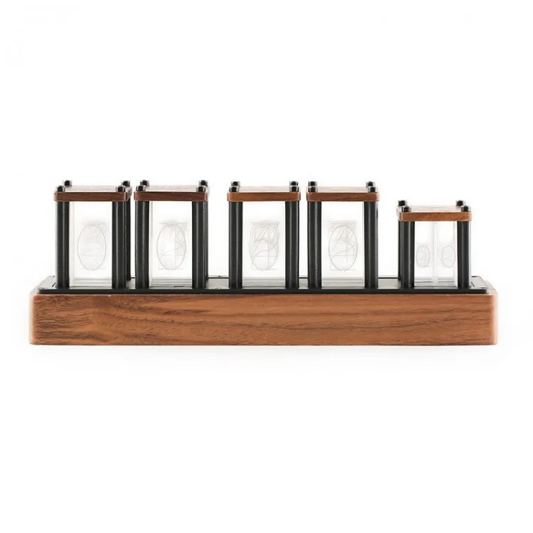 Semi-Finished Solid Wood Base Desktop Gadget Pseudo Glow Tube Clock RGB Digital Clock
Semi-Finished Solid Wood Base Desktop Gadget Pseudo Glow Tube Clock RGB Digital Clock