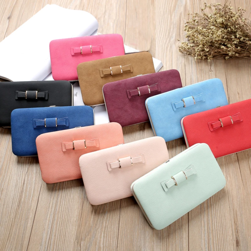 Women Leather Wallet Women's Clutch Bag Hasp Wallet Zipper Long Purses Card HolderLadies Purse Bowknot Box Bag Clutch Bag
Women Leather Wallet Women's Clutch Bag Hasp Wallet Zipper Long Purses Card HolderLadies Purse Bowknot Box Bag Clutch Bag