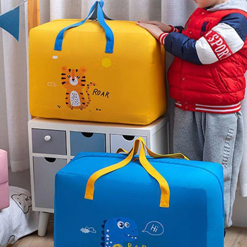 Kindergarten Quilt Storage Bag Cloth Cartoon Home Children Luggage Moving Packing Bag Portable Clothing Organization Bag
Kindergarten Quilt Storage Bag Cloth Cartoon Home Children Luggage Moving Packing Bag Portable Clothing Organization Bag