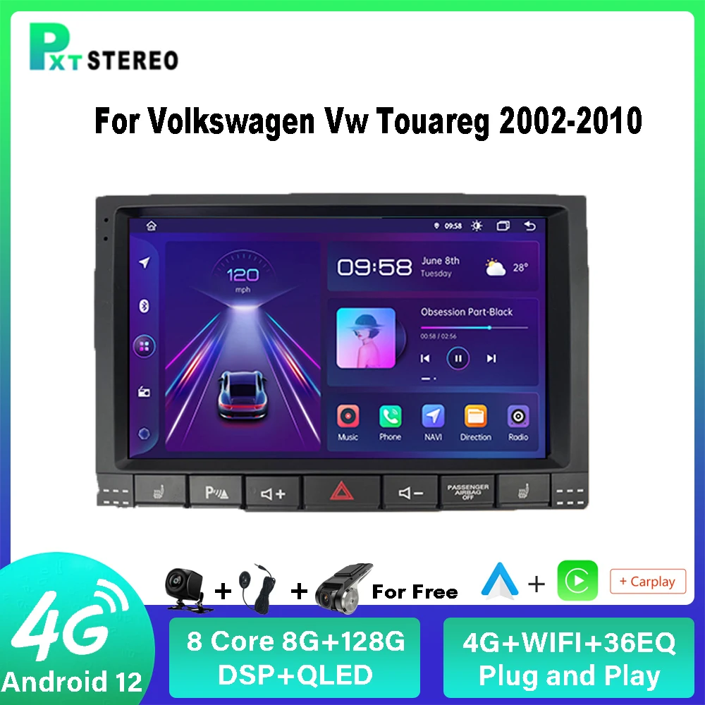 Автомобильный радиоприемник на базе Android для Volkswagen Vw Touareg 2002-2010, автомобильный проигрыватель на базе Android 12, автомобильная навигация, GPS, стер...
Автомобильный радиоприемник на базе Android для Volkswagen Vw Touareg 2002-2010, автомобильный проигрыватель на базе Android 12, автомобильная навигация, GPS, стер...