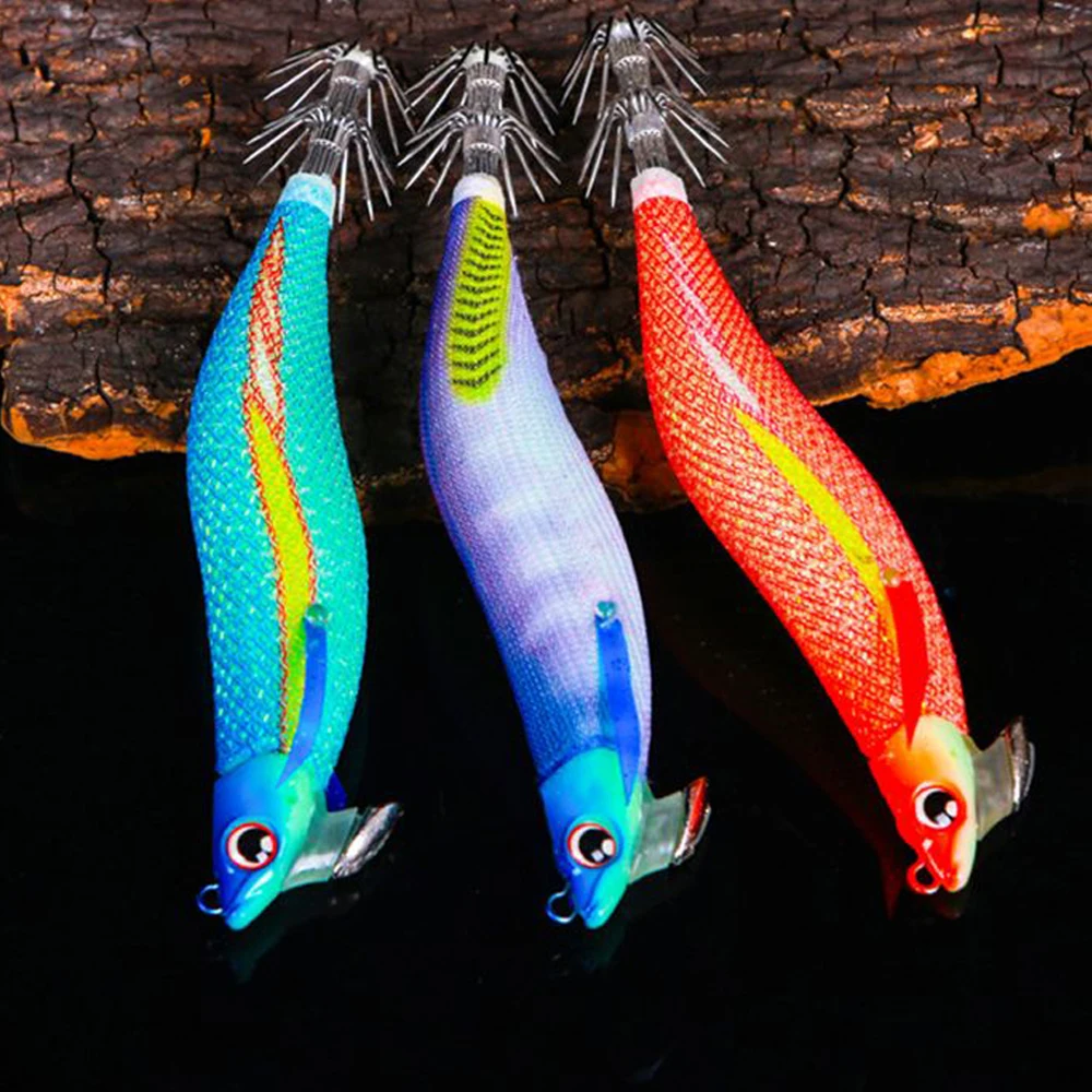 New Squid Jigging Fishing Lure 19g 72mm Wood Shrimp Bait With Noisy Ball Artificial Luminous Saltwater Octopus Bait Sea 2021
New Squid Jigging Fishing Lure 19g 72mm Wood Shrimp Bait With Noisy Ball Artificial Luminous Saltwater Octopus Bait Sea 2021