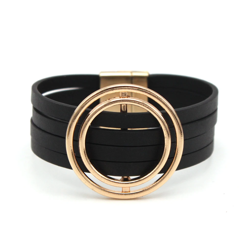 V&ZIMU Fashion Leather Bracelets For Women Bracelets & Bangles Elegant Multilayer Wide Wrap Bracelet Female Jewelry Gift
V&ZIMU Fashion Leather Bracelets For Women Bracelets & Bangles Elegant Multilayer Wide Wrap Bracelet Female Jewelry Gift