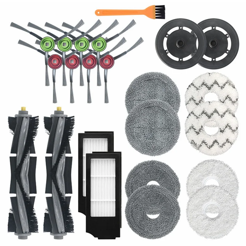23Pcs Replacement Accessories for Ecovacs Deebot X1 Turbo/ Omni Robot Vacuum Cleaner Main Side Brush Mop Cloth Filter
23Pcs Replacement Accessories for Ecovacs Deebot X1 Turbo/ Omni Robot Vacuum Cleaner Main Side Brush Mop Cloth Filter