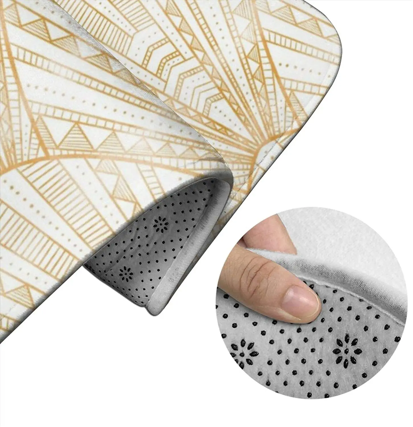 Elegant Art Deco Arches Bathroom Mat Sets 3 Piece Set Rugs Memory Foam Mat Set Toilet Seat Cover Bath Mat lid Cover
Elegant Art Deco Arches Bathroom Mat Sets 3 Piece Set Rugs Memory Foam Mat Set Toilet Seat Cover Bath Mat lid Cover