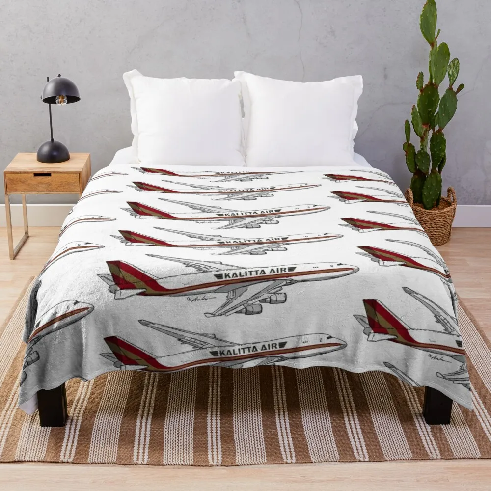 Boeing 747 Kalitta Air N744CK Throw Blanket Large knit plaid flannel custom blanket couple sheep wool blanket
Boeing 747 Kalitta Air N744CK Throw Blanket Large knit plaid flannel custom blanket couple sheep wool blanket