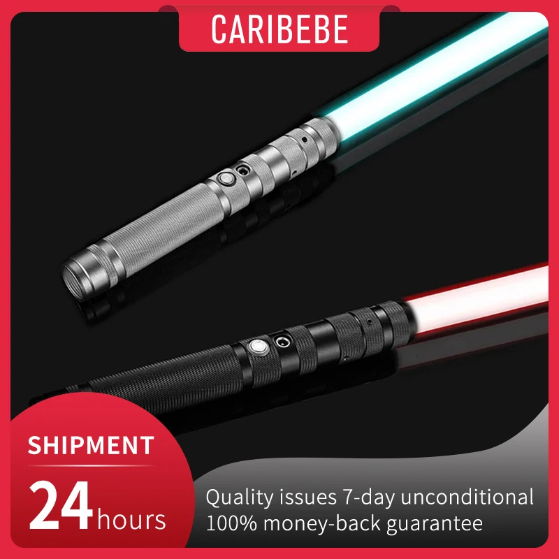 CARIBEBE RGB Lightsaber USB Charging 7 Colors With Attack Sound FX Duel Lightsaber Metal Aluminum Handle LED Lightsaber
CARIBEBE RGB Lightsaber USB Charging 7 Colors With Attack Sound FX Duel Lightsaber Metal Aluminum Handle LED Lightsaber