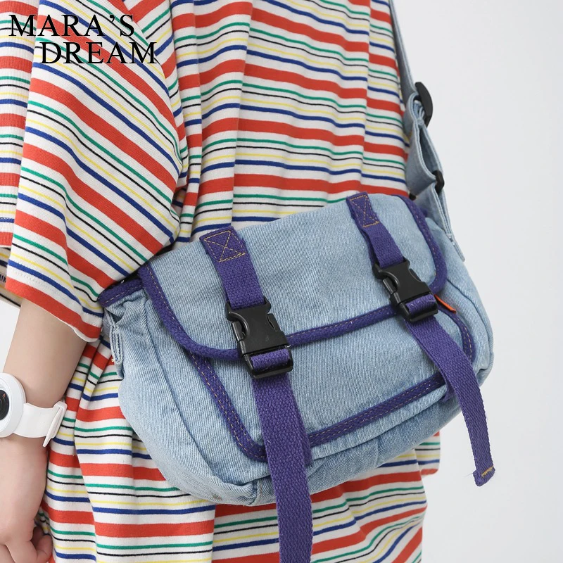 Mara's Dream Women Messenger Bags Casual Denim Shoulder Crossbody Bag Female Totes Travel Bag Blue For College Student Backpack
Mara's Dream Women Messenger Bags Casual Denim Shoulder Crossbody Bag Female Totes Travel Bag Blue For College Student Backpack