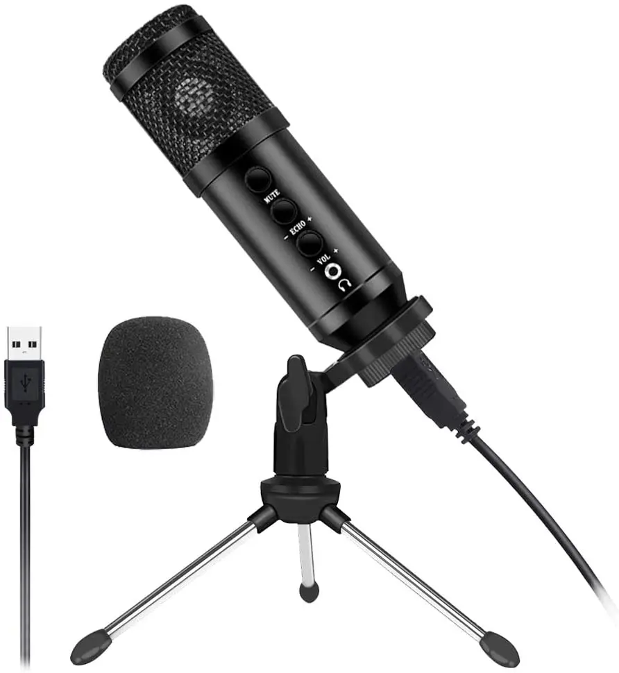 USB Microphone Computer, Condenser Microphone Plug &Play Desktop Podcast Microphone Gaming Recording Streaming Videos Chatting
USB Microphone Computer, Condenser Microphone Plug &Play Desktop Podcast Microphone Gaming Recording Streaming Videos Chatting