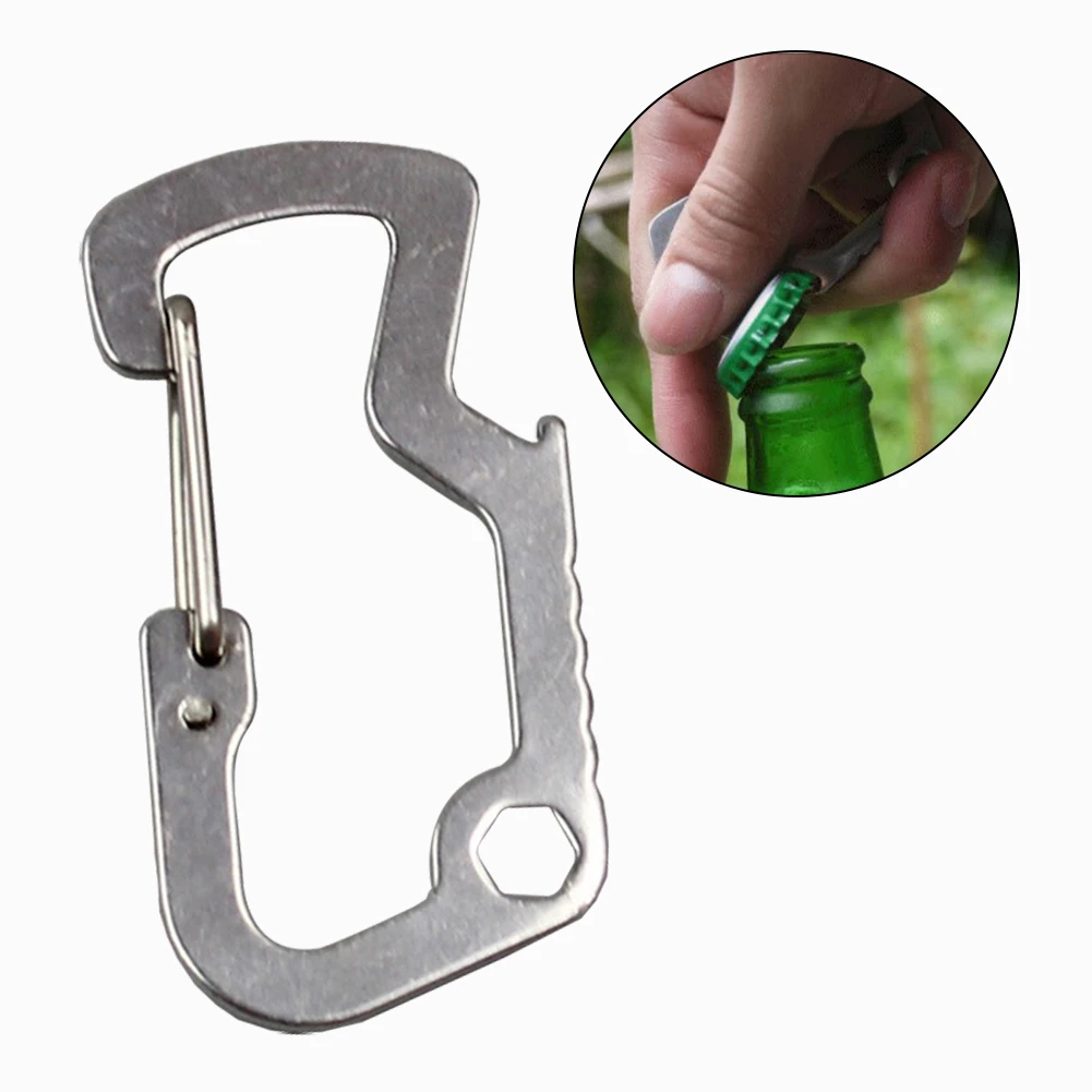 D Shape Carabiner Bottle Opener Hiking Buckle Lockbutton Jar Opener Quick Release Multi-Functional Bottle Opener Keychain
D Shape Carabiner Bottle Opener Hiking Buckle Lockbutton Jar Opener Quick Release Multi-Functional Bottle Opener Keychain