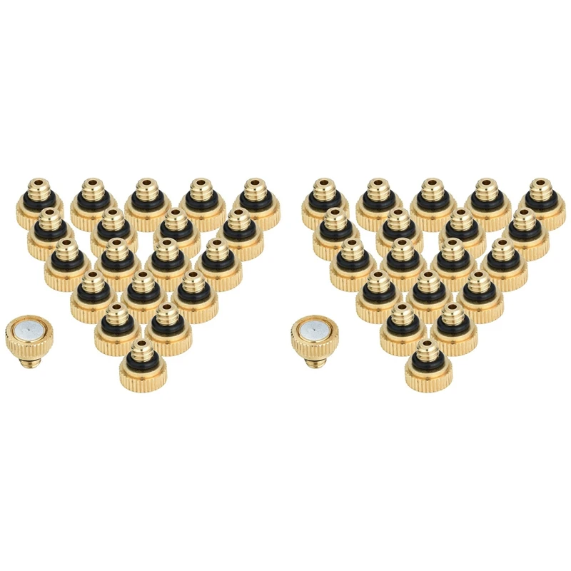 40Pcs Brass Misting Nozzles For Cooling System 0.012 Inch(0.3 Mm) Water Spray Nozzle Sprinklers Misting Cooling
40Pcs Brass Misting Nozzles For Cooling System 0.012 Inch(0.3 Mm) Water Spray Nozzle Sprinklers Misting Cooling