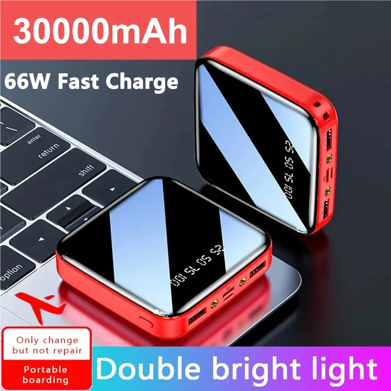 30000mAh Mini Power Bank Portable Digital Display External Battery Super Fast Charger Pack For Xiaomi iPhone Samsung Poverbank
30000mAh Mini Power Bank Portable Digital Display External Battery Super Fast Charger Pack For Xiaomi iPhone Samsung Poverbank