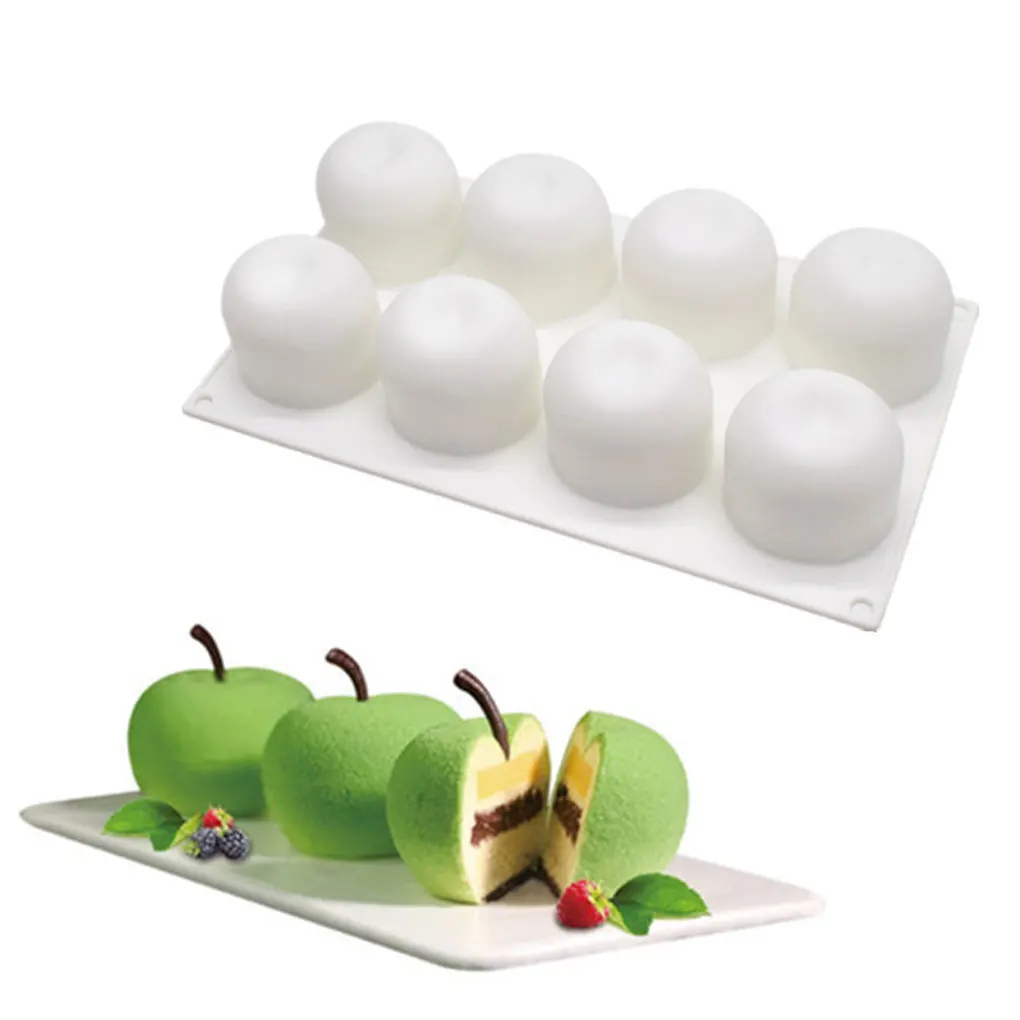 8 ячеек, антипригарная Гибкая форма для мусса, торта, искусственных фруктов, формы для выпечки, инструменты для кухни, пекарни
8 ячеек, антипригарная Гибкая форма для мусса, торта, искусственных фруктов, формы для выпечки, инструменты для кухни, пекарни