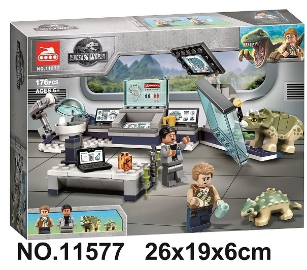 Bela 11577 Jurassic World Dr. Wu's Laboratory Baby Dinosaurs Breakout Model Building Block Toys For Children 75939
Bela 11577 Jurassic World Dr. Wu's Laboratory Baby Dinosaurs Breakout Model Building Block Toys For Children 75939