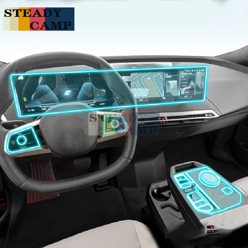 For BMW iX 2022 Car Interior Center console Transparent TPU Protective film Anti-scratch Repair film Accessories GPS Navigation
For BMW iX 2022 Car Interior Center console Transparent TPU Protective film Anti-scratch Repair film Accessories GPS Navigation