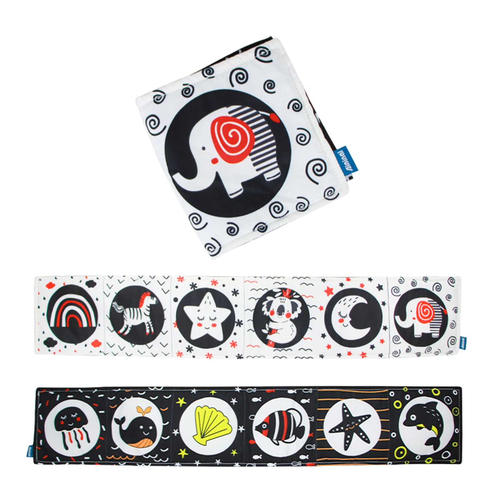 Книжка для младенцев с высокой контрастностью, черно-белые мягкие книжки для младенцев, двухсторонняя Складная книжка из ткани для живота и...
Книжка для младенцев с высокой контрастностью, черно-белые мягкие книжки для младенцев, двухсторонняя Складная книжка из ткани для живота и...