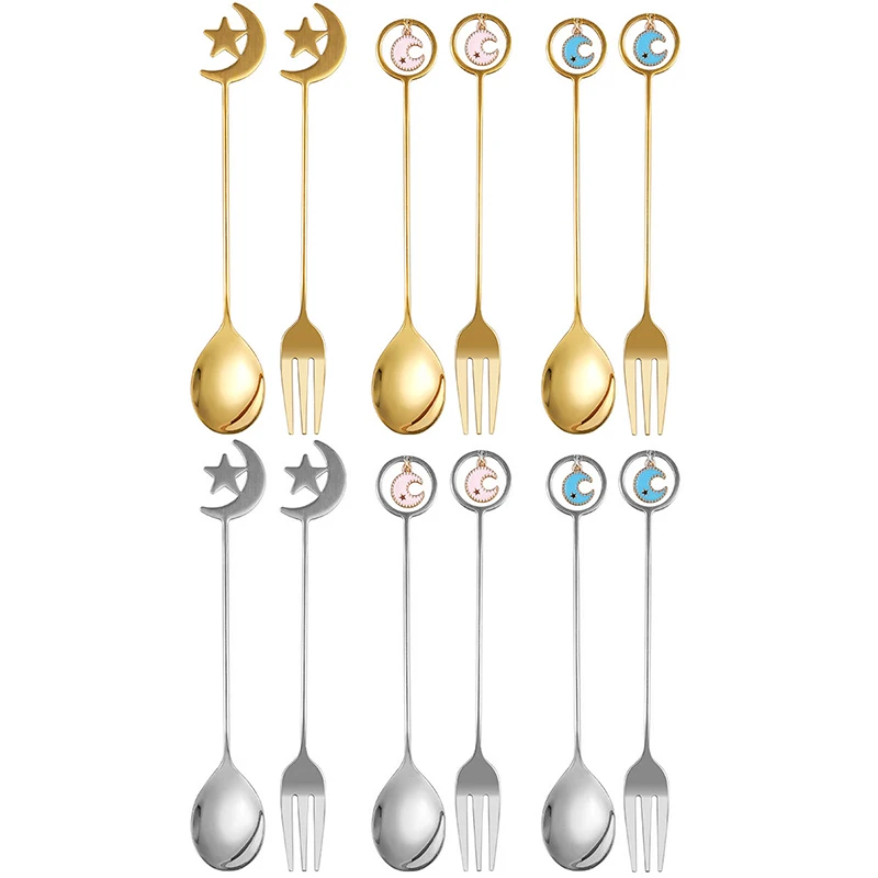 Eid Mubarak Star Moon Pendant Spoon Fork Stainless Steel Tableware New Year Islam Muslim Holiday Home Party Tableware Decoration
Eid Mubarak Star Moon Pendant Spoon Fork Stainless Steel Tableware New Year Islam Muslim Holiday Home Party Tableware Decoration