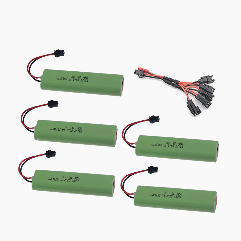(SM Plug) 4,8 В 4500 мАч NiMH аккумулятор + зарядное устройство для радиоуправляемых игрушек автомобилей танков роботов лодок пистолетов Ni-MH 4 * AA 4,8 в перезаряжаемая батарея
(SM Plug) 4,8 В 4500 мАч NiMH аккумулятор + зарядное устройство для радиоуправляемых игрушек автомобилей танков роботов лодок пистолетов Ni-MH 4 * AA 4,8 в перезаряжаемая батарея