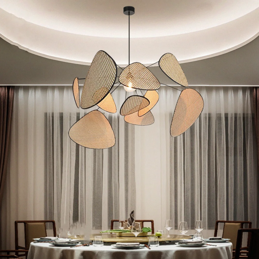 New Rattan Lights Vintage Restaurant Pendant Light Dining Room Living Room Are Decor Hanglamp Lighting Fixtures E27 Suspension
New Rattan Lights Vintage Restaurant Pendant Light Dining Room Living Room Are Decor Hanglamp Lighting Fixtures E27 Suspension