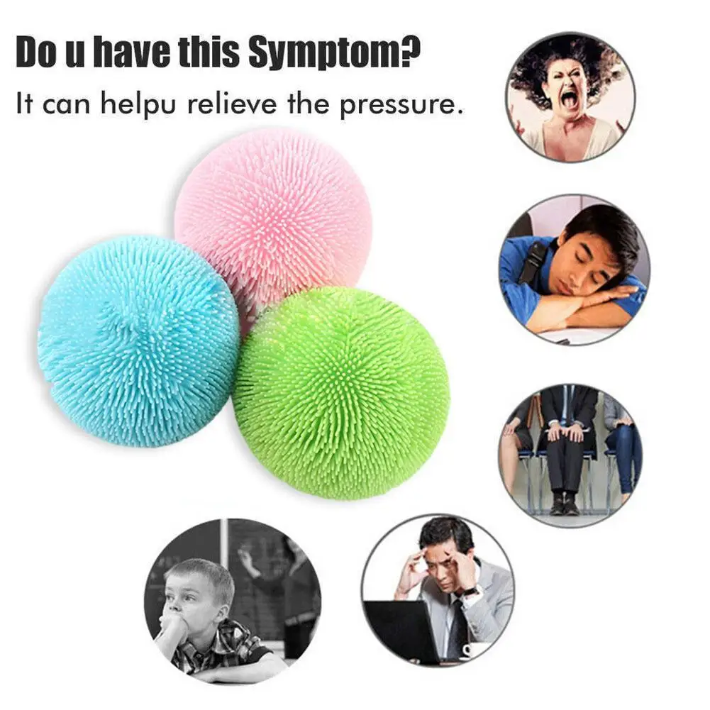 8cm Sensory Fidget Squeeze Ball Toy Novelty TPR Soft Rubber Stress Relief Squishy Ball Adults Gift To Release Pressure Anxiety
8cm Sensory Fidget Squeeze Ball Toy Novelty TPR Soft Rubber Stress Relief Squishy Ball Adults Gift To Release Pressure Anxiety