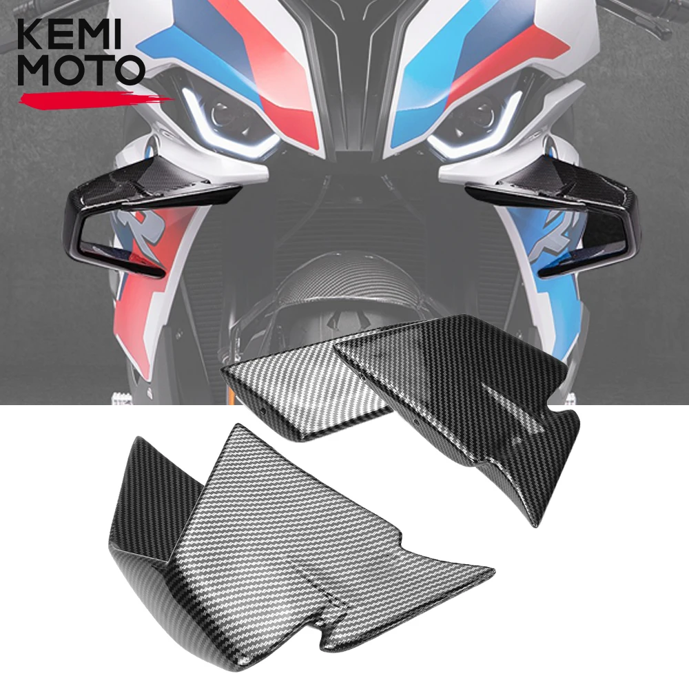 For BMW S1000RR 2022 Front Spoiler Fxed Wind Winglet M1000RR 2020 2021 S 1000 RR Wing Fairing Aerodynamic Motorcycle Accessories
For BMW S1000RR 2022 Front Spoiler Fxed Wind Winglet M1000RR 2020 2021 S 1000 RR Wing Fairing Aerodynamic Motorcycle Accessories