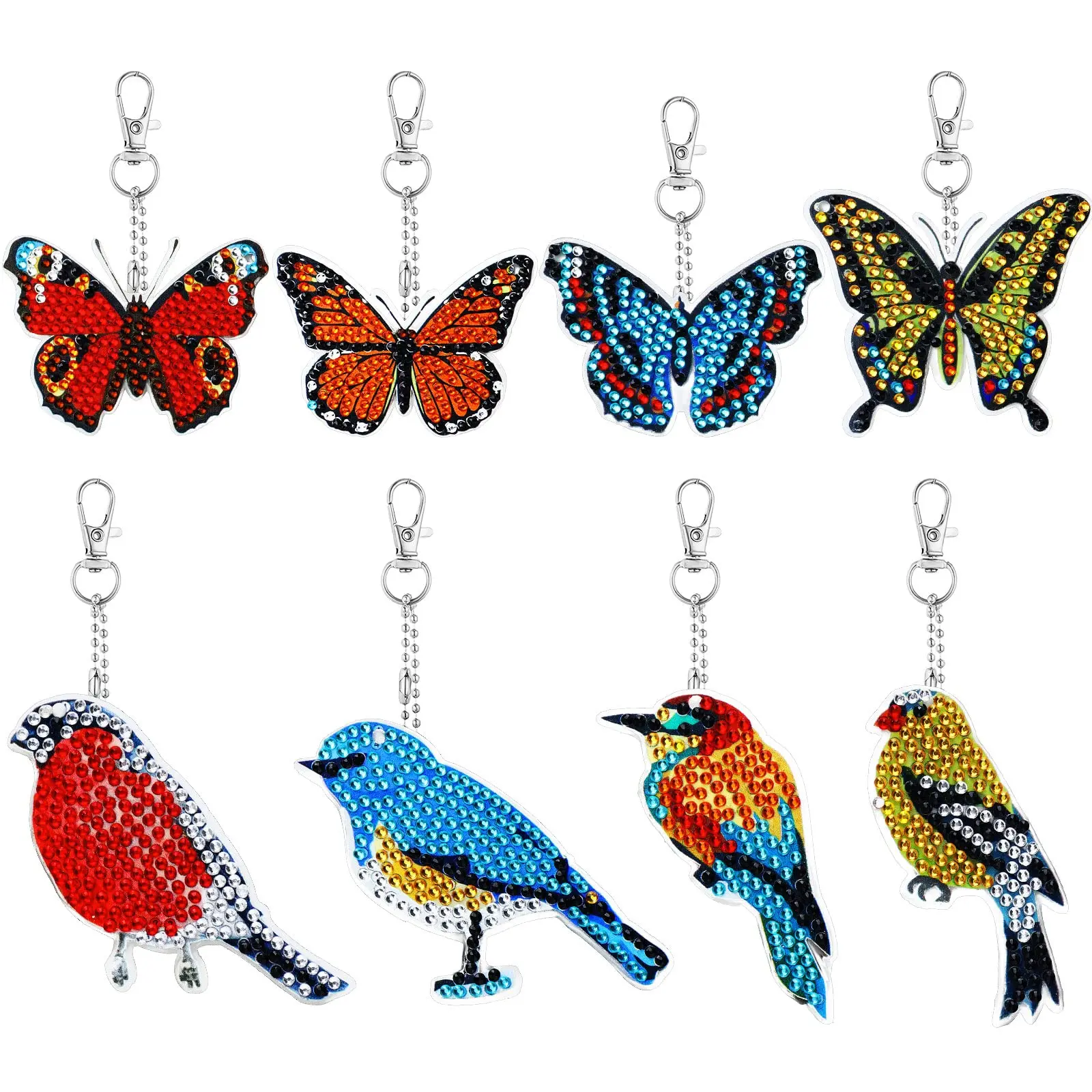 Diamond Painting Keychain DIY Diamond Art Pendant Keyring Cross Stitch Embroidery Kit Special Shaped Home Decoration
Diamond Painting Keychain DIY Diamond Art Pendant Keyring Cross Stitch Embroidery Kit Special Shaped Home Decoration