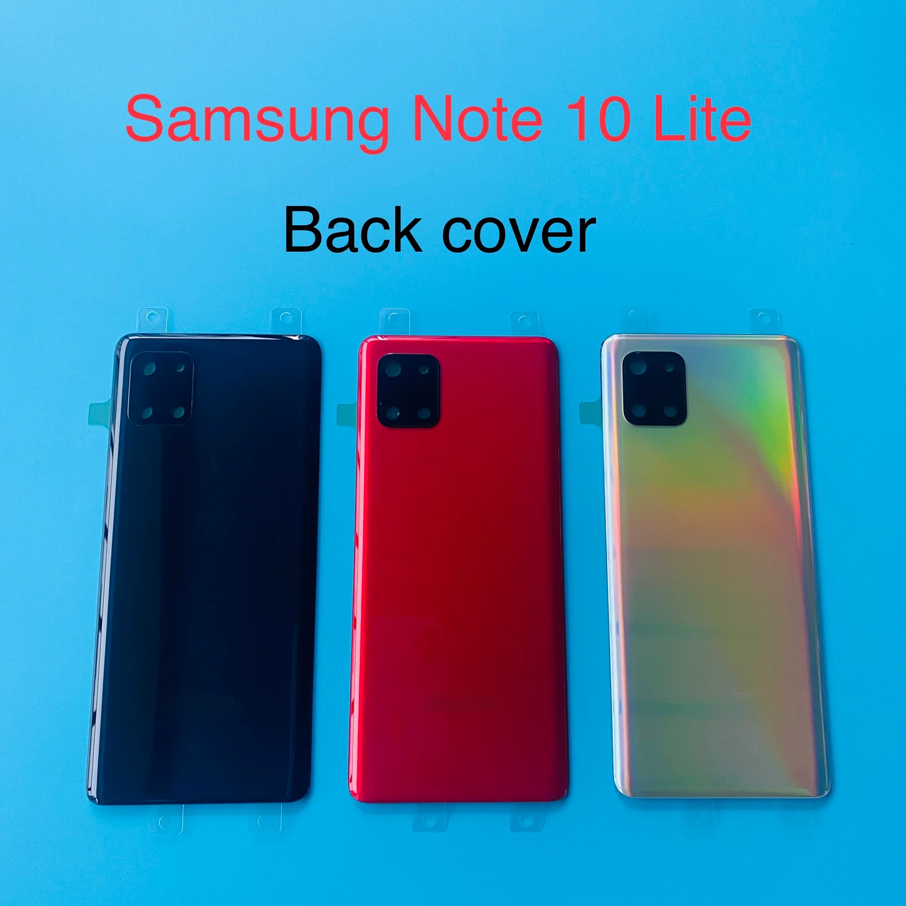For SAMSUNG Galaxy Note 10 Lite N770 N770F/DS Battery Back Cover Door Housing Rear Case With Camera Lens Lid Replacement Parts
For SAMSUNG Galaxy Note 10 Lite N770 N770F/DS Battery Back Cover Door Housing Rear Case With Camera Lens Lid Replacement Parts