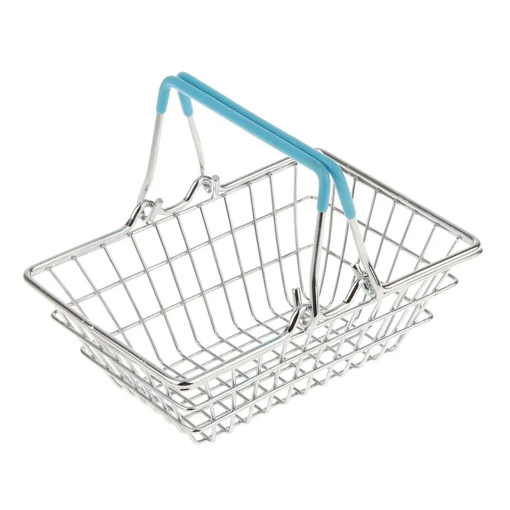 Fashion Mini Chrome Plated Supermarket Shopping Basket Desktop Decoration Storage Phone Holder toy for kids 18cm x 13cm
Fashion Mini Chrome Plated Supermarket Shopping Basket Desktop Decoration Storage Phone Holder toy for kids 18cm x 13cm