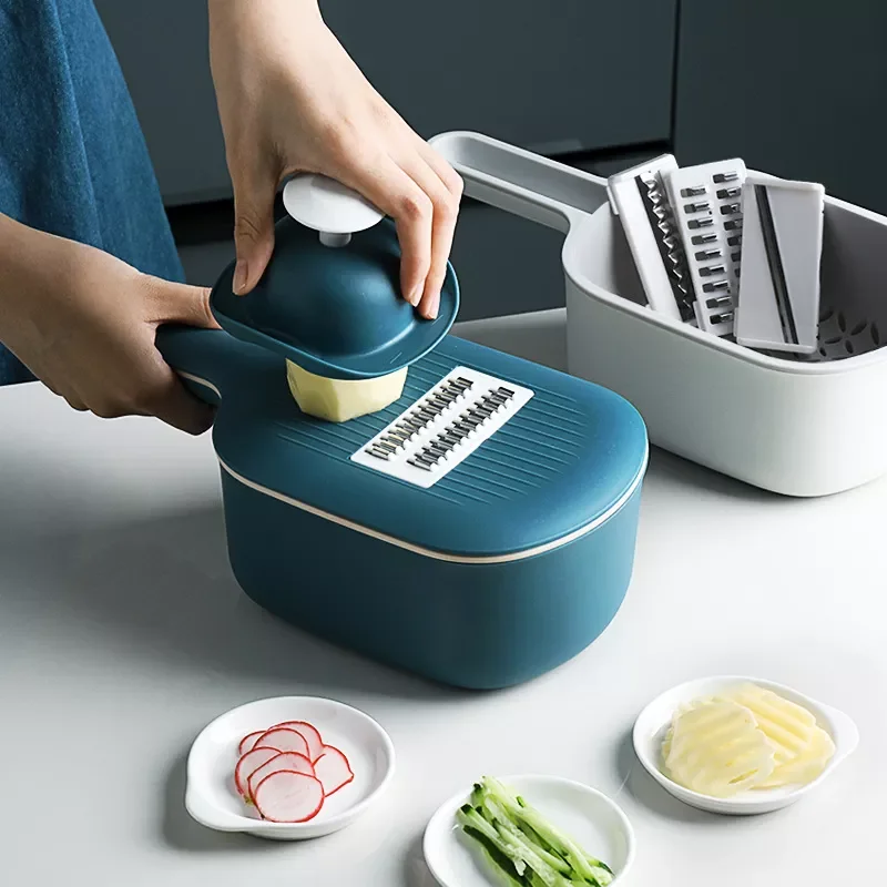 2022New Potato Carrot Cucumber Mandoline Slicer Cutter Grater Shredders with Strainer / Kitchen Fruit and Vegetable Tools
2022New Potato Carrot Cucumber Mandoline Slicer Cutter Grater Shredders with Strainer / Kitchen Fruit and Vegetable Tools