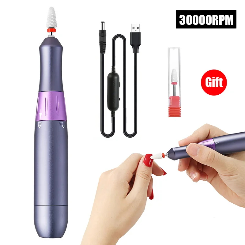Portable Nail Drill Machine USB Rechargable Electric Manicure Drill Professional For Electric Manicure Cutter Nail Files Pen
Portable Nail Drill Machine USB Rechargable Electric Manicure Drill Professional For Electric Manicure Cutter Nail Files Pen