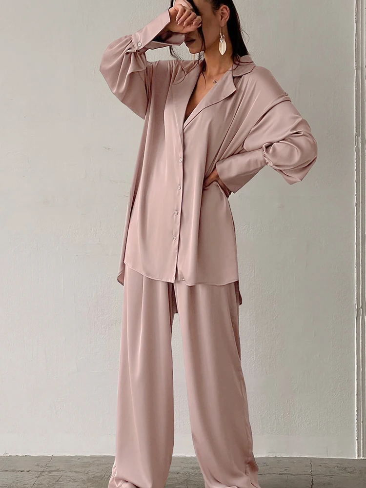 Linad Loose Women's Home Clothes 2 Piece Sets Long Sleeve Sleepwear Female Casual Trouser Suits 2023 Autumn Fashion Nightwear
Linad Loose Women's Home Clothes 2 Piece Sets Long Sleeve Sleepwear Female Casual Trouser Suits 2023 Autumn Fashion Nightwear