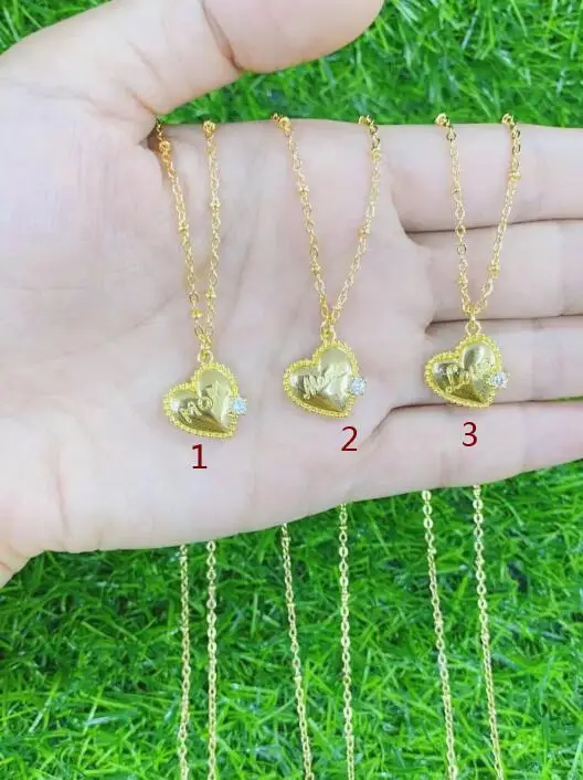 1 шт. медная подвеска в форме сердца с надписью «Мама» с кристаллами для ожерелья позолоченная цепочка с кубическим цирконием dsf4s
1 шт. медная подвеска в форме сердца с надписью «Мама» с кристаллами для ожерелья позолоченная цепочка с кубическим цирконием dsf4s